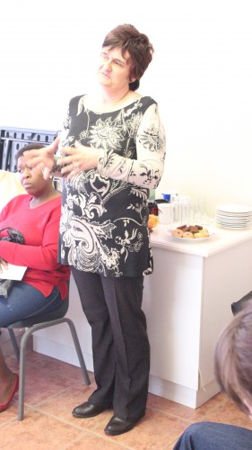 Silvia MM Craucamp speaking out on the project.