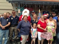 CPF Sector 2B doing their CPF/New Redruth Radio Network Charity Toy Collection on Saturday. “A big thank you to all involved in making this possible, and the participants EMPD, Father Christmas, CPS, SWS, Sector 2B Patrollers.”