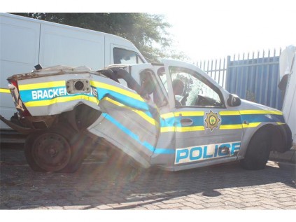 The right side of the vehicle.