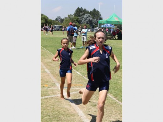 RANTIES BO: Die atlete van Laerskool Randhart blink uit. 