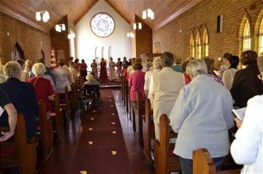 The Chapel at Queenshaven was a beautiful setting for the day of prayer.