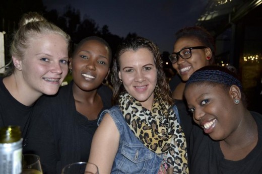 Savannah Middleditch, Ntombi Sengwayo, Kimberley Christopher, Clara Lusaseni and Ntombi Sengwayo