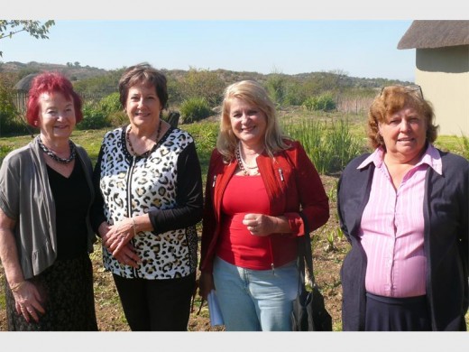 CHAMPIONS: The garden competition winners are: Anne du Plessis (water feature and pavement garden), Denise Haslecker (large garden and containers), Lina Jones (medium garden and vegetable garden) and Lea Brash (small garden and garden features).