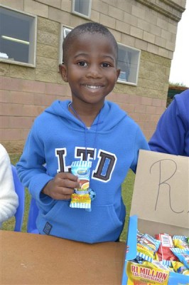 The easter egg man, Lungelo Lukansi (6 years)