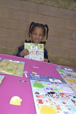 Hannah Genevieve loved the stickers she sold.