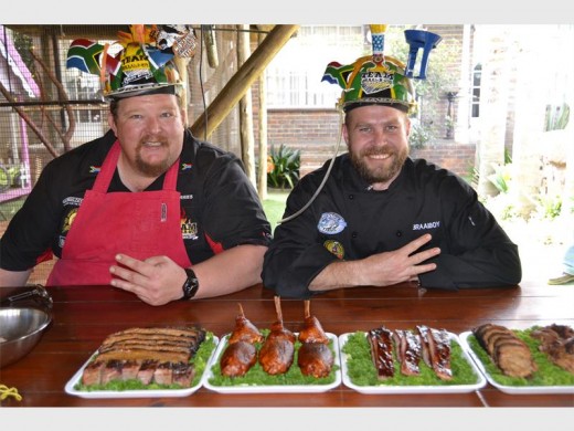 THE BRAAI MASTERS: Corné Bornman (left) and Gareth Daniell have represented South Africa at the Jack Daniel World Barbeque Invitational Championships for the last three years.