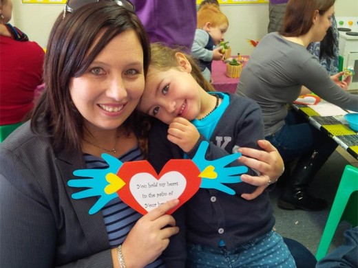 MOTHER AND DAUGHTER: Kim and Kira van Zyl spending quality time together.