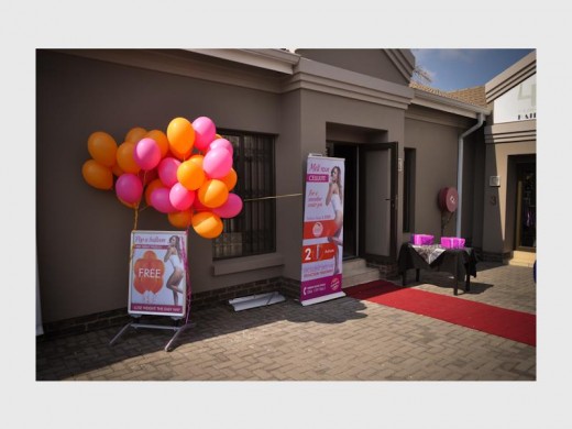 OFFICIAL OPENING: Erica Squires cutting the ribbon at the official opening of 3 in 1 LipoSlim.