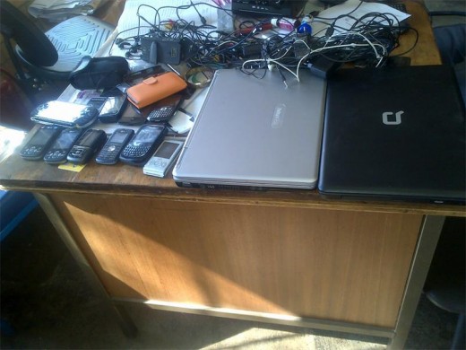 STOLEN: Stolen goods recovered, the goods were found in the suspects residence.