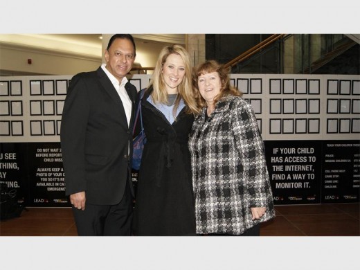 ACTIVISTS MAKING A DIFFERENCE: Lead SA Activist Yusuf Abramjee and Catherine Constantinides were with Community Activist Sue Lubbe at the activation of Project Lollipop which is an effort by LeadSA to fight against the disappearance of children.