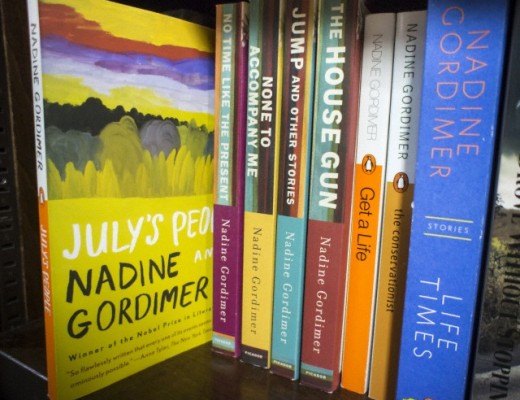 Books by the author Nadine Gordimer are seen on a bookstore shelf in New York.  Image by © Richard Levine/Demotix/Corbis