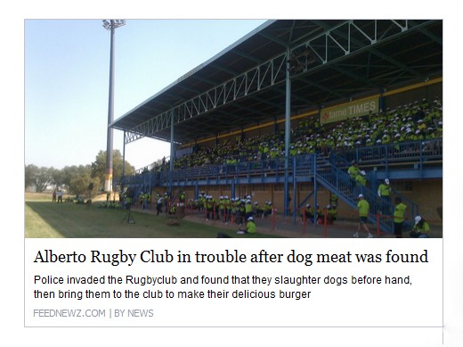 THE POST: This prank post about the Alberton Rugby Club went viral over the weekend.