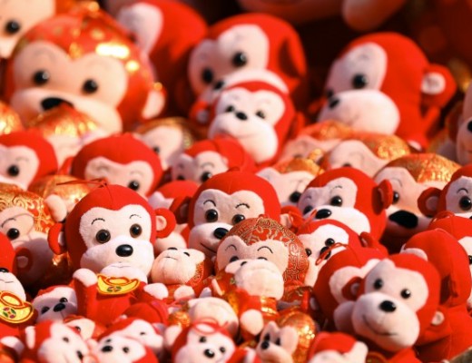 Monkey business booming as Chinese Lunar New Year nears