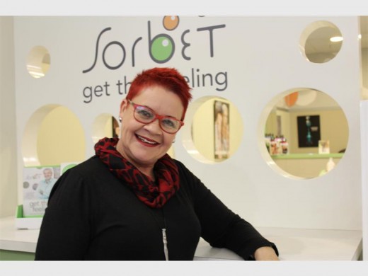 GORGEOUS IN GLENVISTA: Amanda Buck at the Sorbet salon in Glenvista.