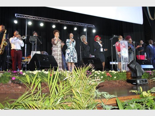 Jazz living legends Dorothy Masuku, Letta Mbuli, Babsy Mlangeni, Caiphus Semenya, Don Mattera and Abegail Kubheka shared the stage to show respect to Thandi Klaasen during the memorial service at Germiston City Hall on Wednesday, January 25. They sang one of Klaasen's favourite songs, "Icala Lalamadoda Alaziwa".