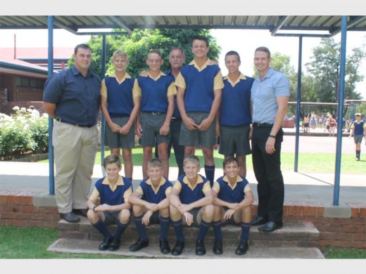 SPELERS: Hierdie seuns van Laerskool President Steyn is vir die Suid-Oosrand liga (SOR) gekies. Die skool is baie trots op hulle.